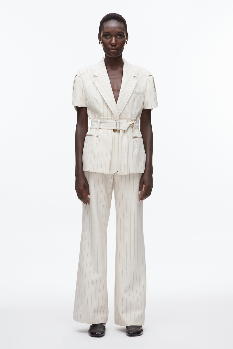 3.1 Phillip Lim Pinstripe Tulip Sleeve Blazer outlook