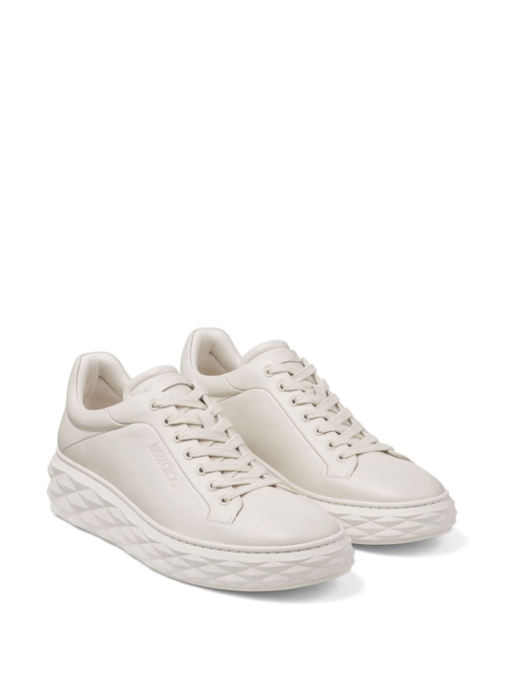 Diamond Maxi leather sneakers - 2