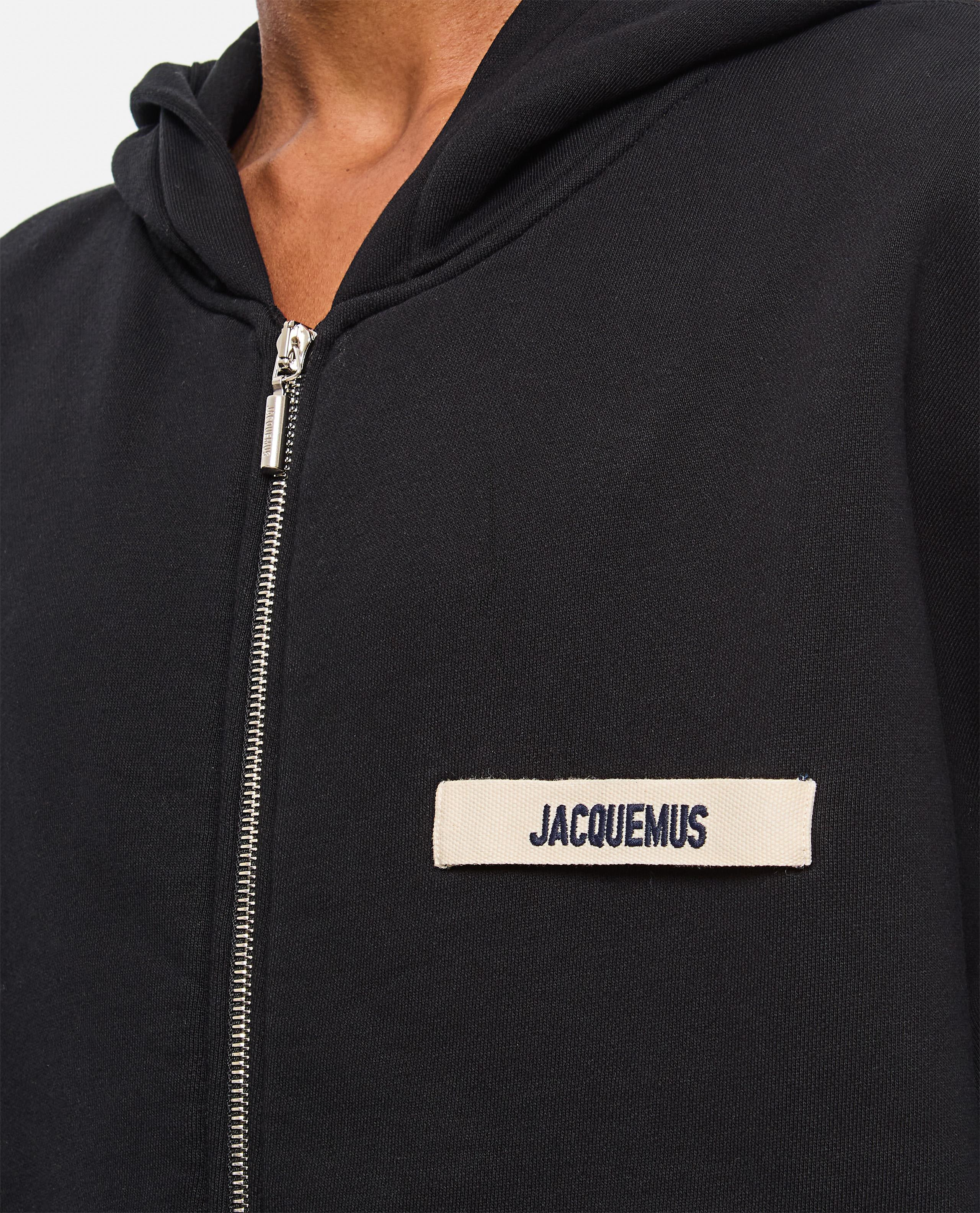 ZIPPED COTTON SWEATSHIRT - 4