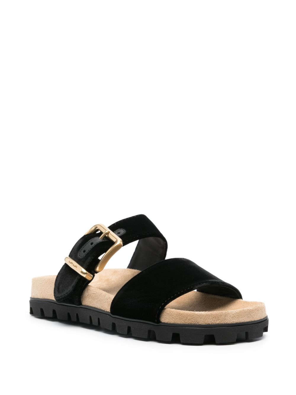 suede buckle sandals - 2
