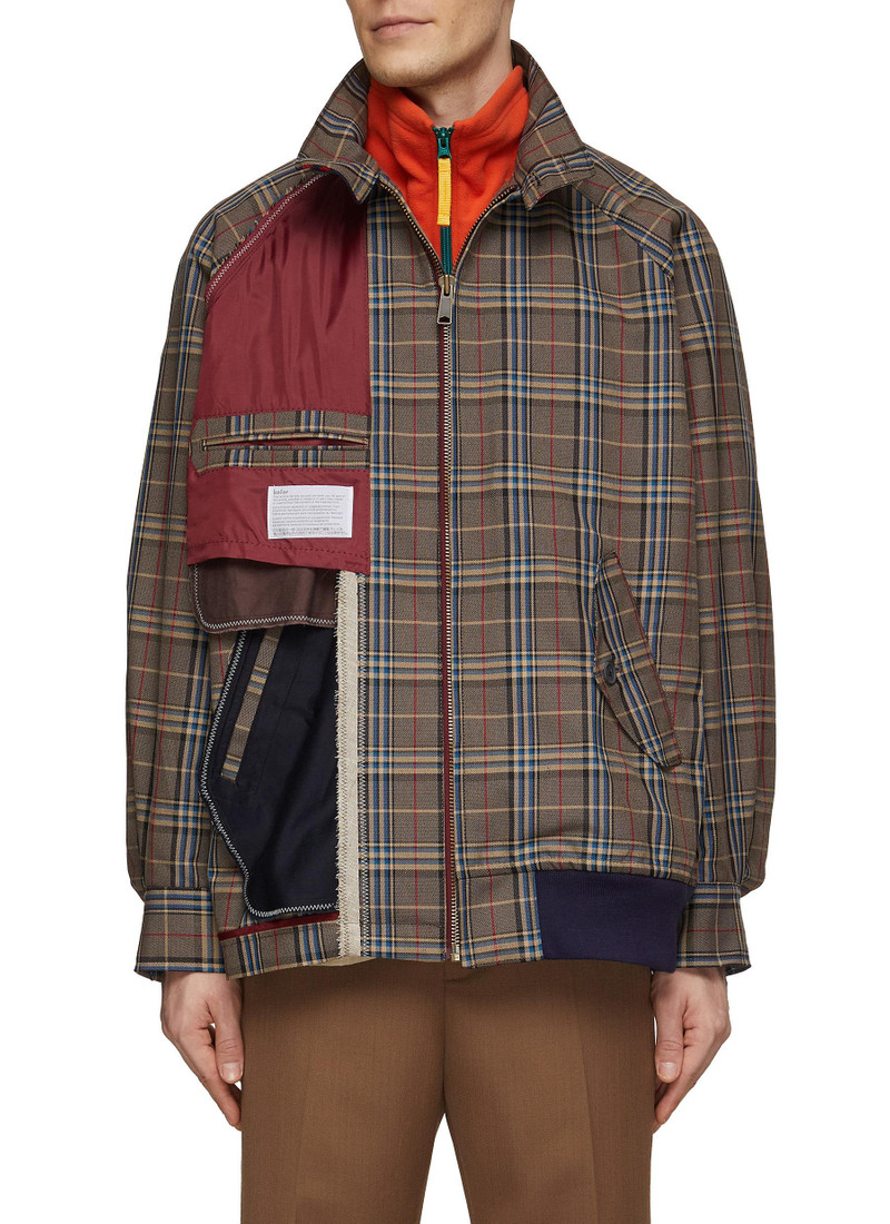 CONTRAST PANEL WINDBREAKER JACKET 1