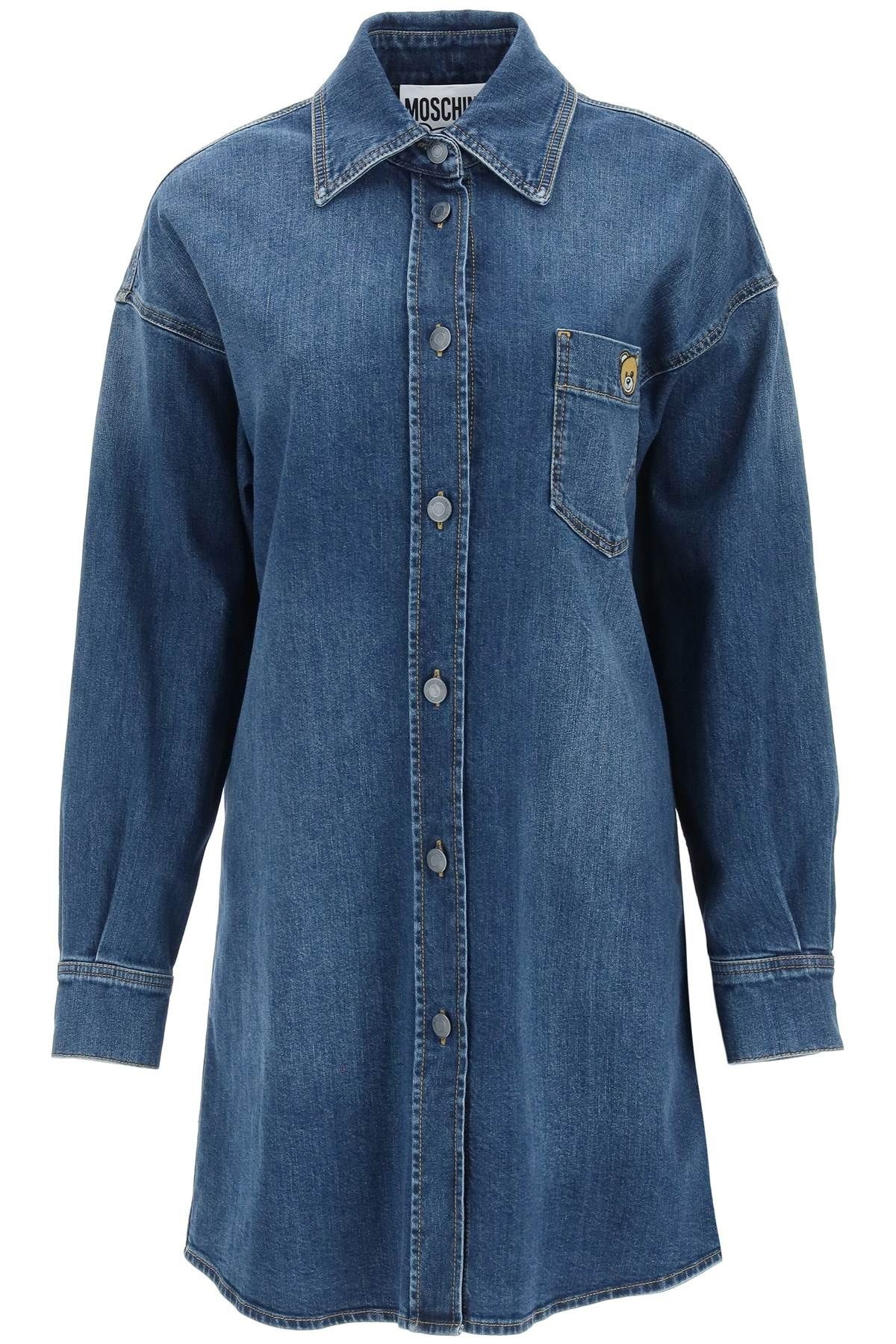 DENIM SHIRT DRESS - 1