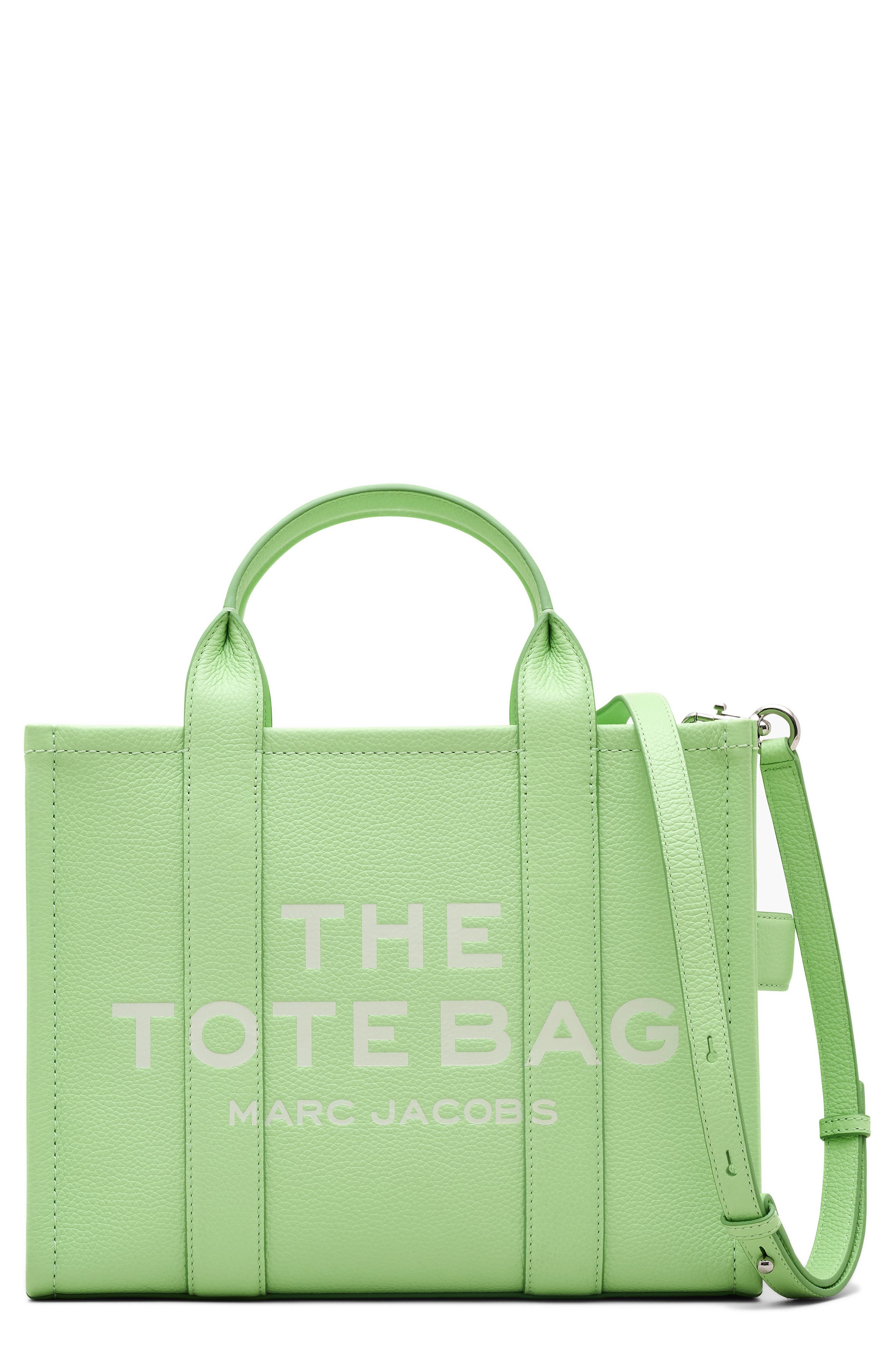 Marc Jacobs The Leather Medium Tote Bag in Peppermint at Nordstrom - 1