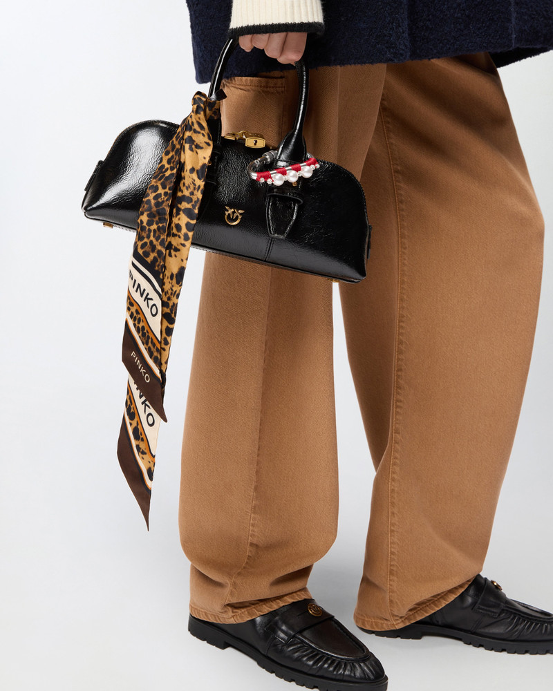 TWILLY SCARF WITH LEOPARD PRINT 4