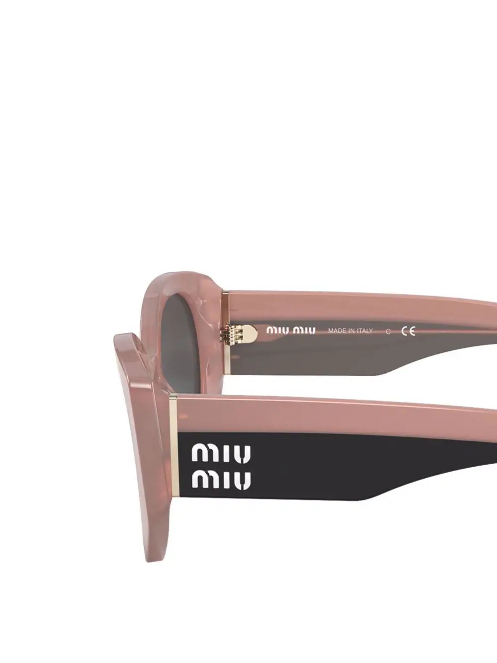 tinted oversize-frame sunglasses - 3