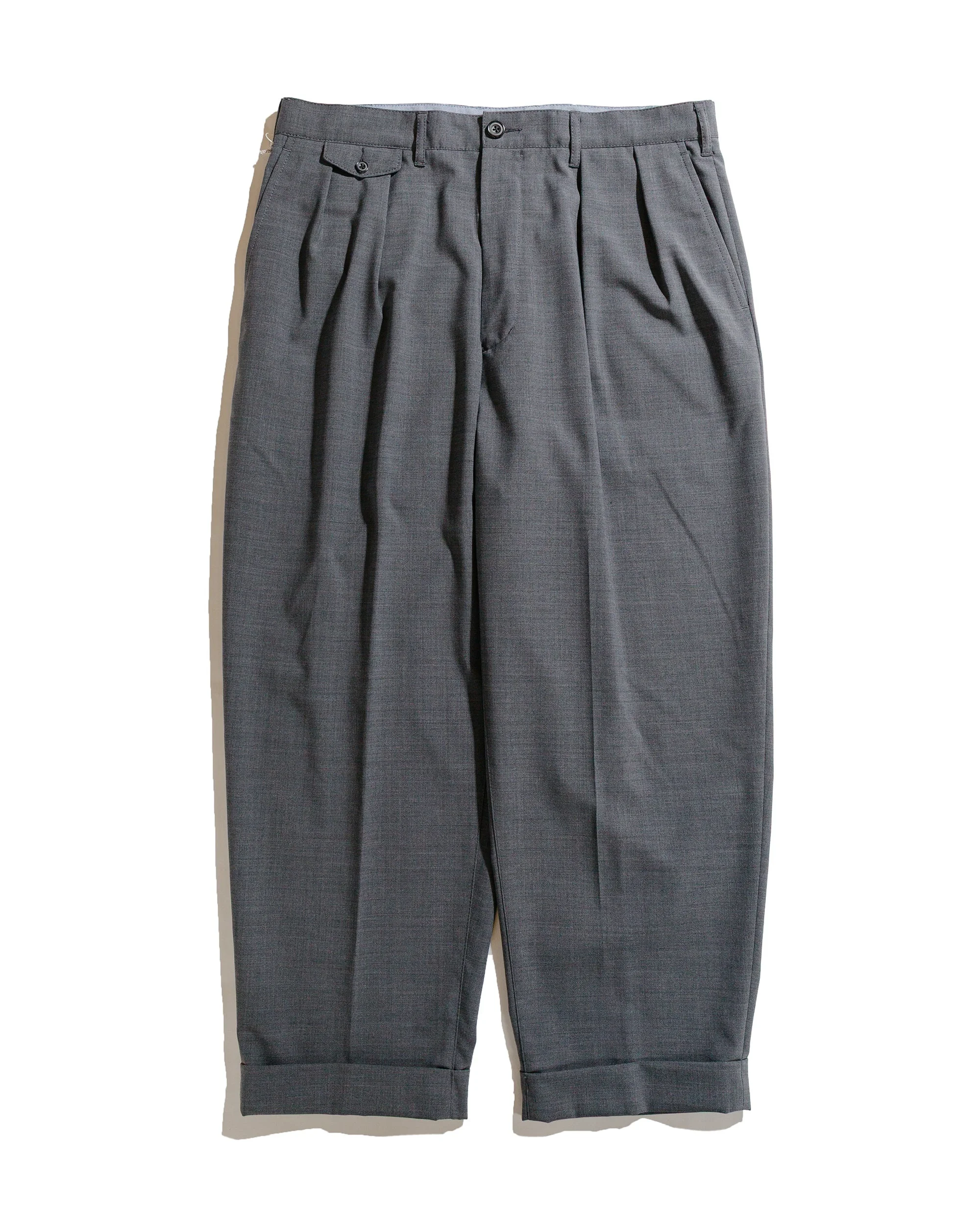 2Pleats Wool Tropical Grey - 1