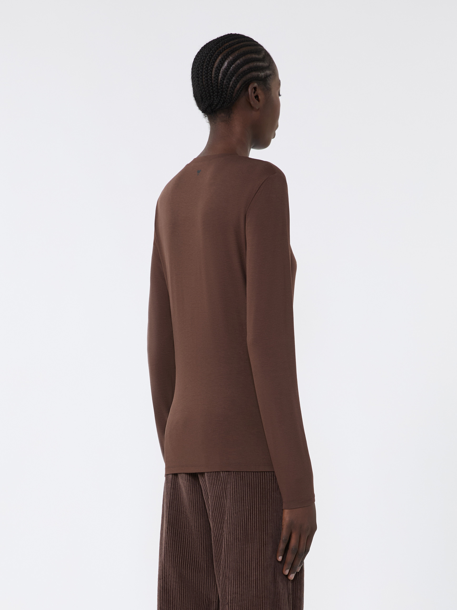 MULTIE Stretch jersey basic T-shirt - 4