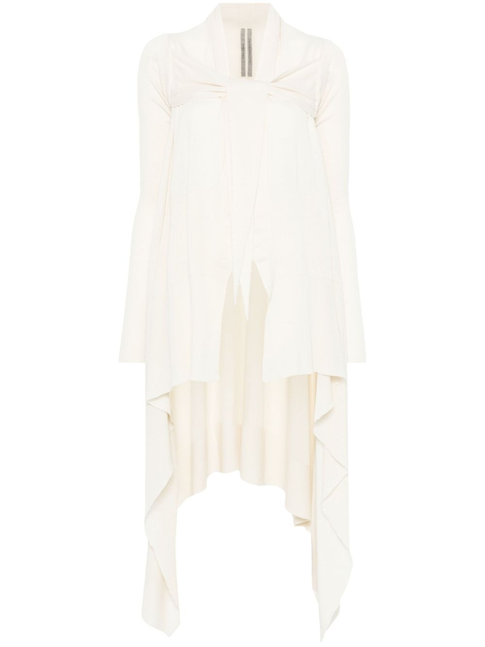 tied wrap coat - 1