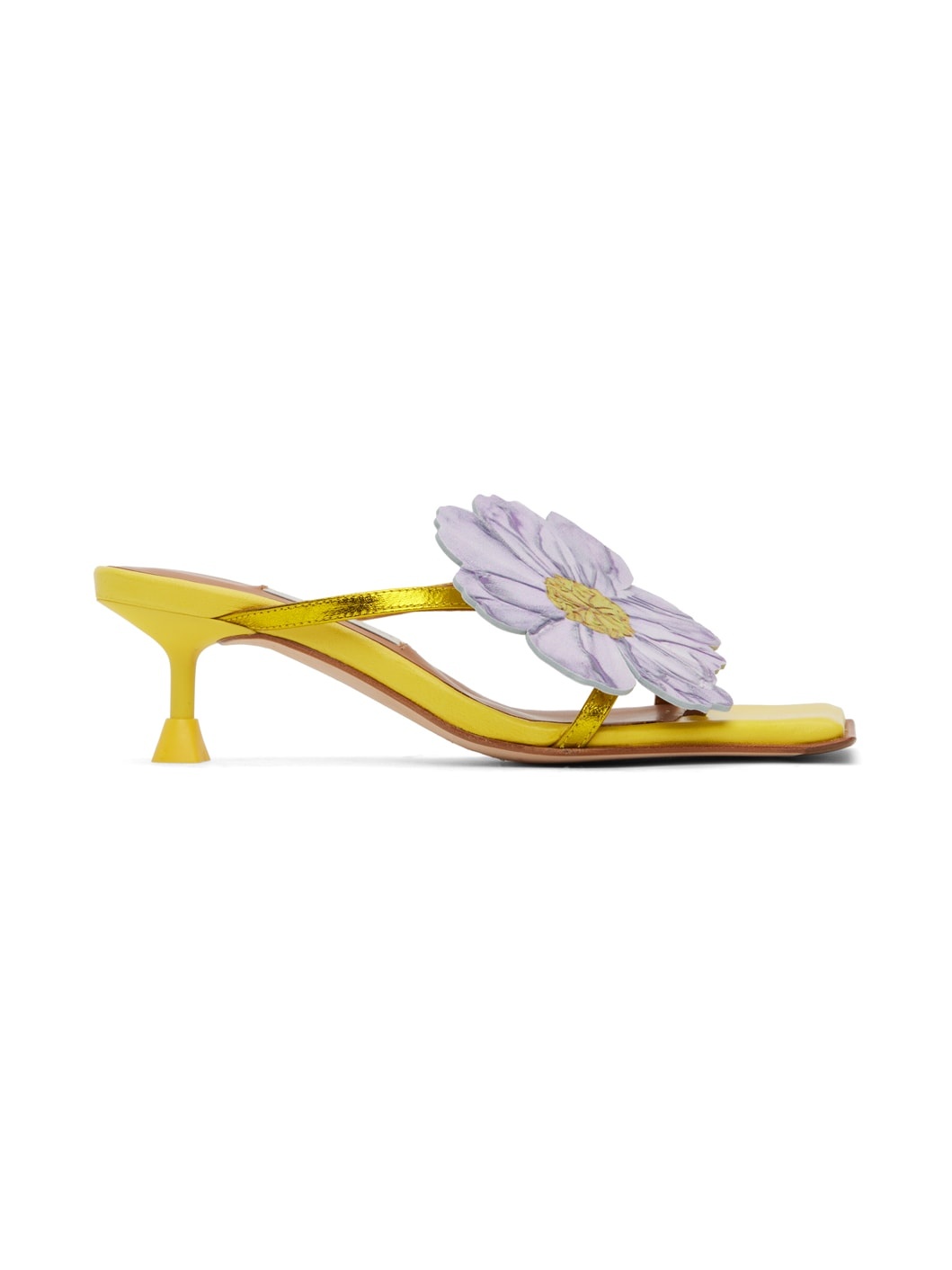 【関税込み】Miista イエロー Lourdes ヒールサンダル MIISTA Yellow Lourdes Heeled Sandals | REVERSIBLE