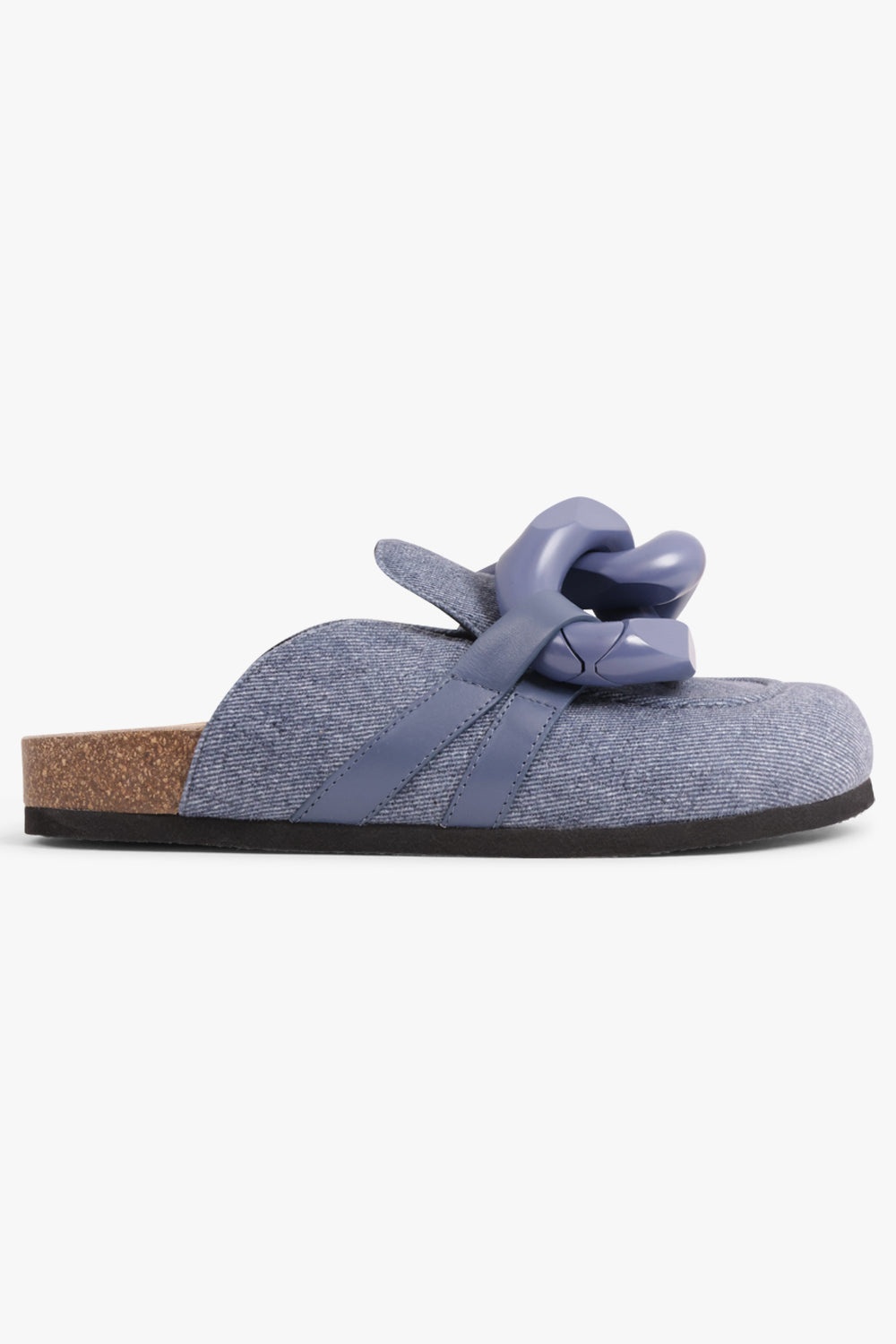 CHAIN MULE SLIP ON LOAFER | DENIM PRINT - 2