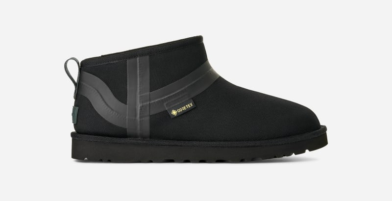 ® Men's ® Reese Cooper Ultra Mini Textile Classic Boots in Black 1