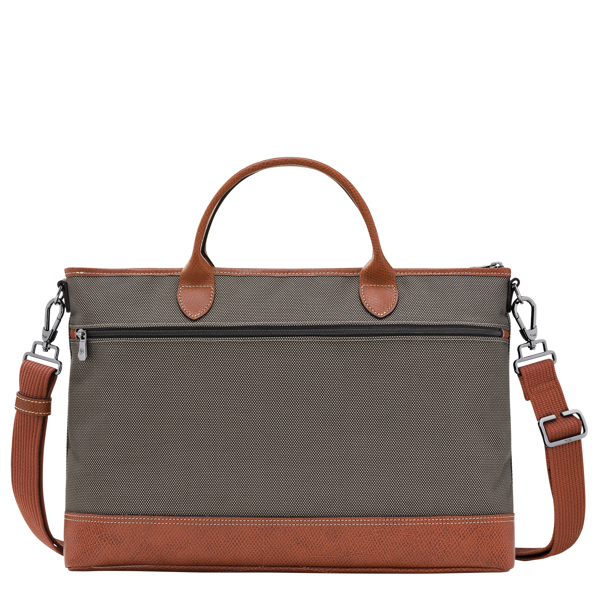 Boxford S Briefcase Brown - Canvas - 4