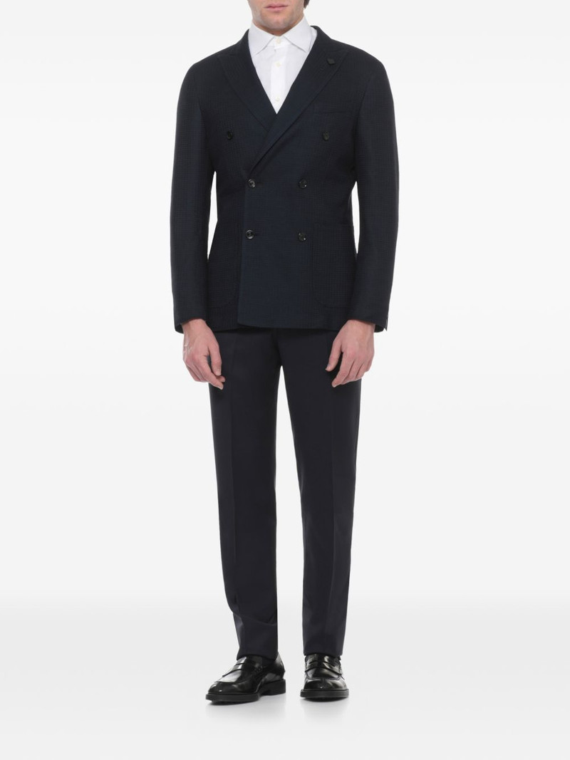 LARDINI double-breasted blazer outlook