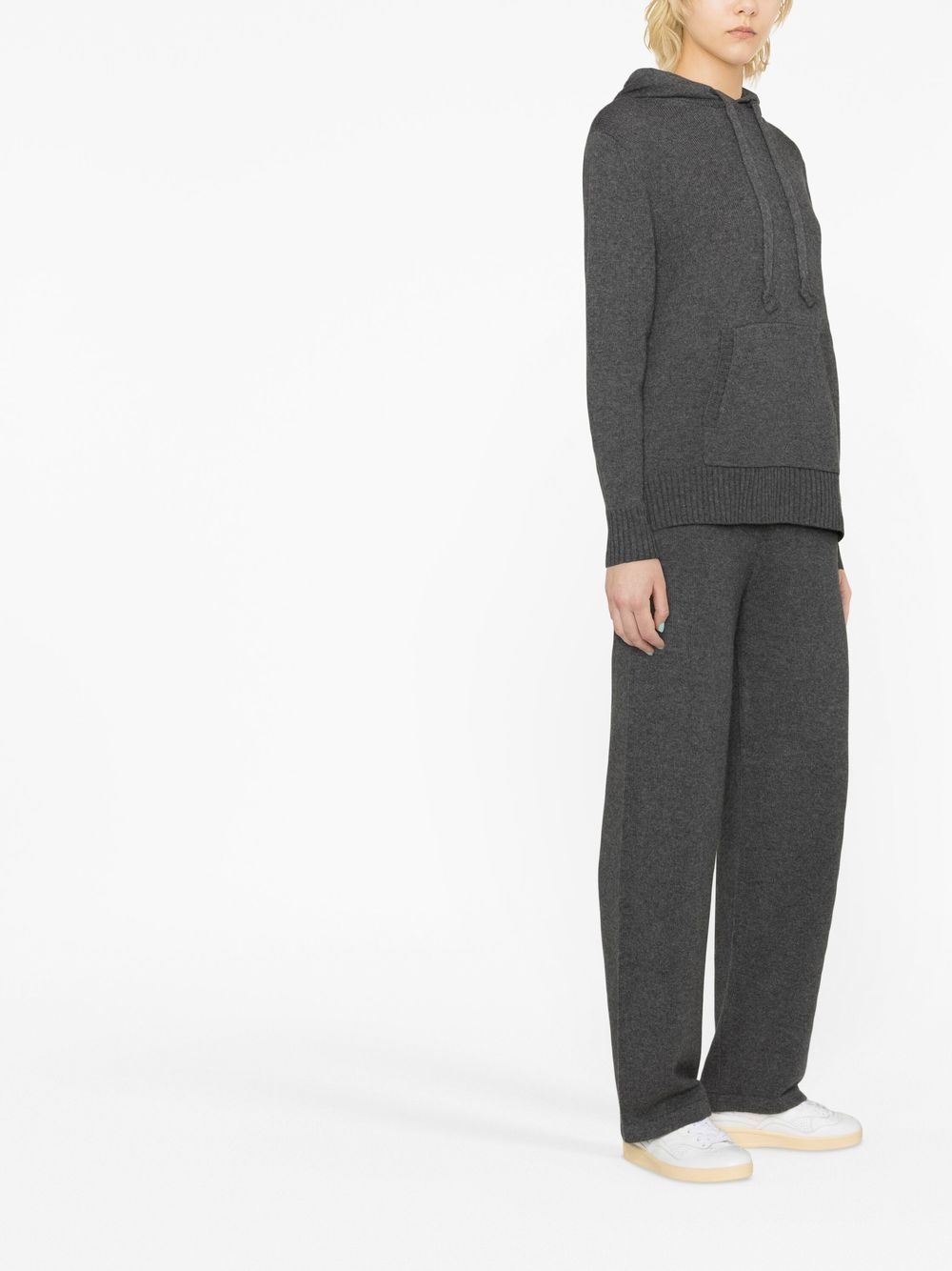 cashmere knitted hoodie - 3