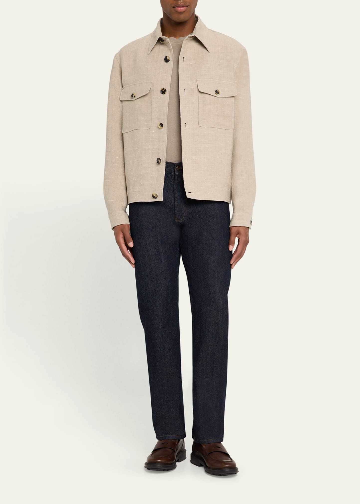 Men's Clem Summer Linen and Silk Blouson - 2