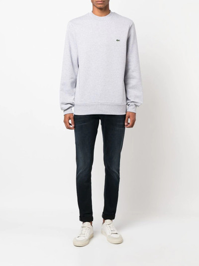 LACOSTE crew neck fleece jumper outlook