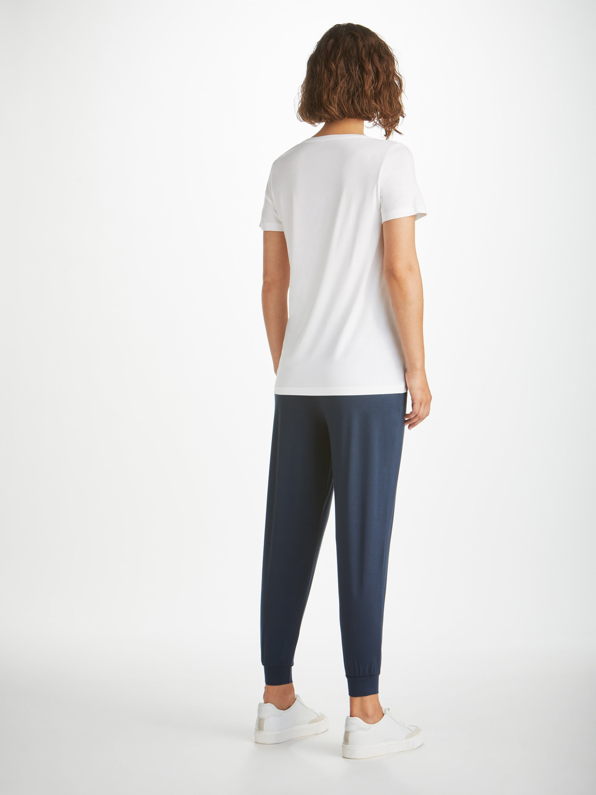 Women's T-Shirt Lara Micro Modal Stretch White - 5