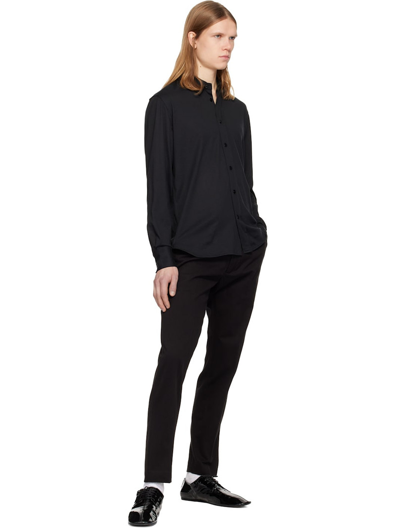 TOM FORD Black Silk Cotton Blend Shirt outlook