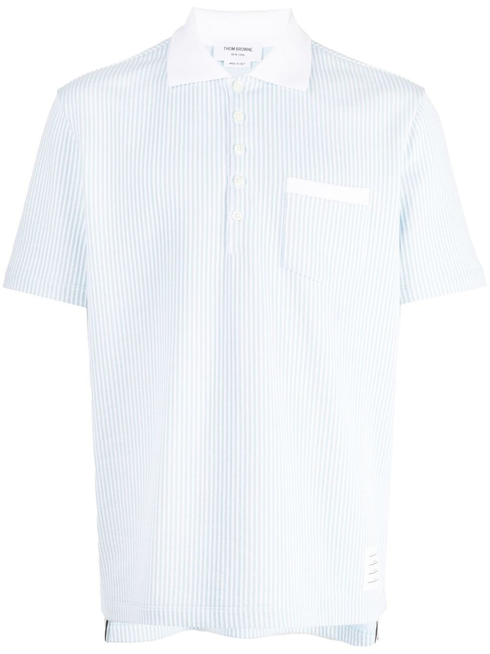 Thom Browne striped polo shirt