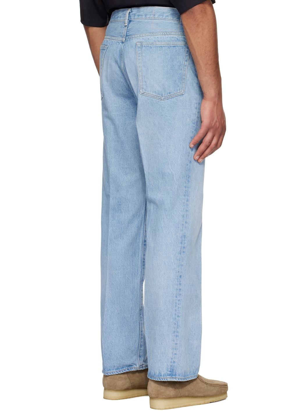 Blue Skate Shoecut Jeans - 3