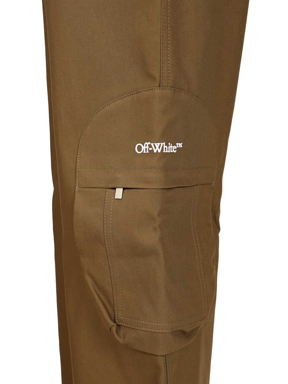 Bookish Cot Round Pkt Cargo P Beech/Whit Trousers White - 4