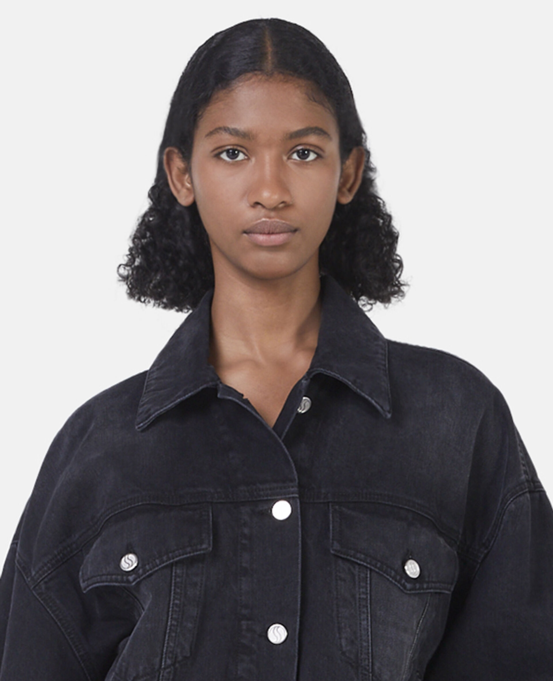 Falabella Oversized Denim Jacket - 4