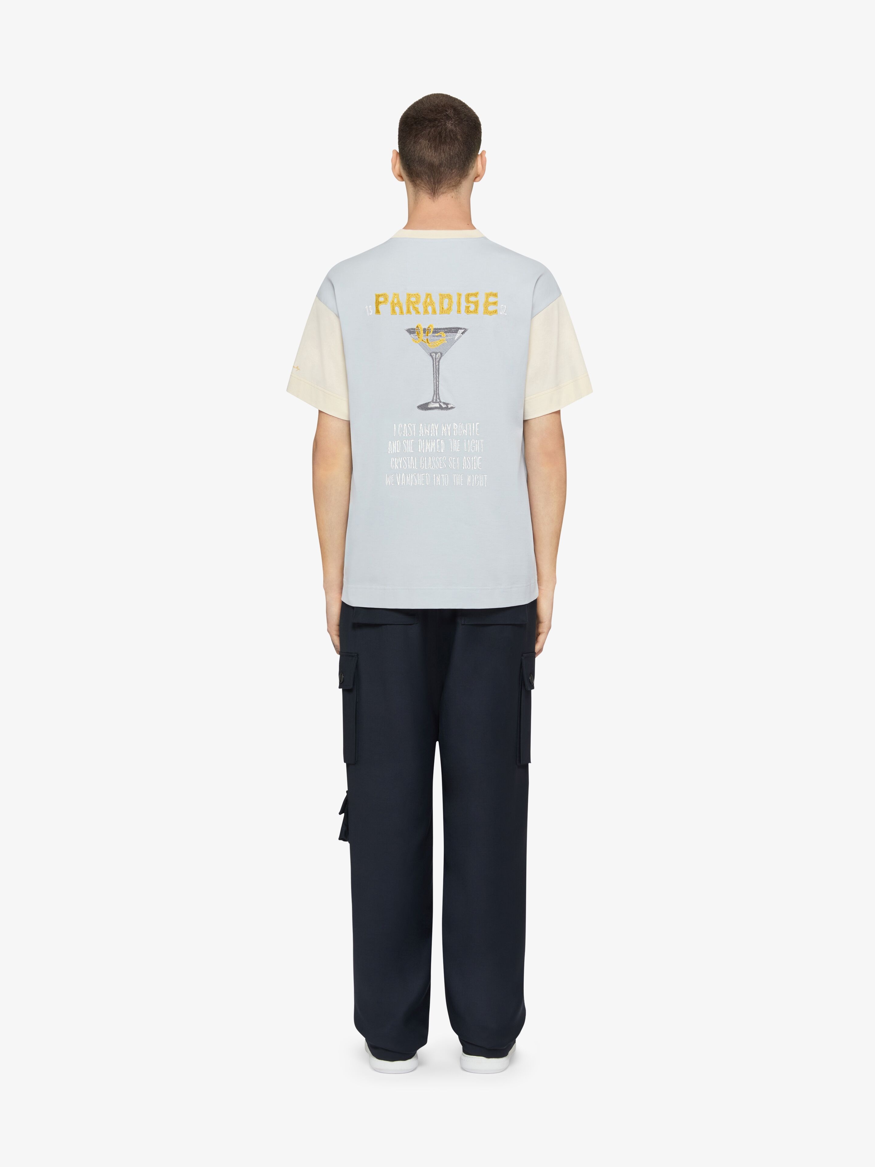 T-SHIRT IN COTTON WITH HG EMBROIDERY - 3