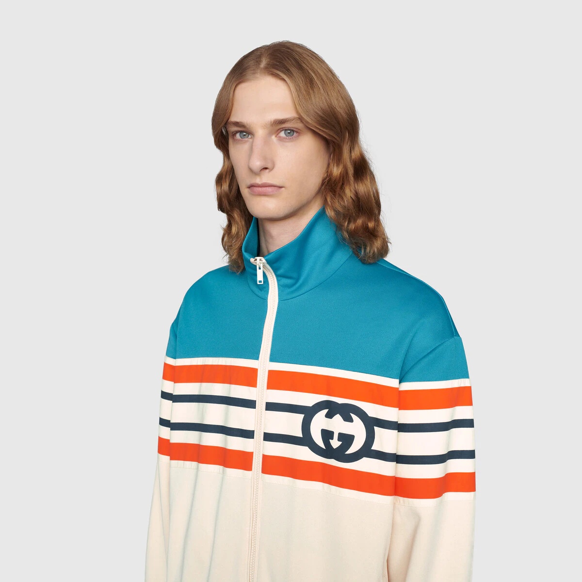 Interlocking G stripe jacket - 5