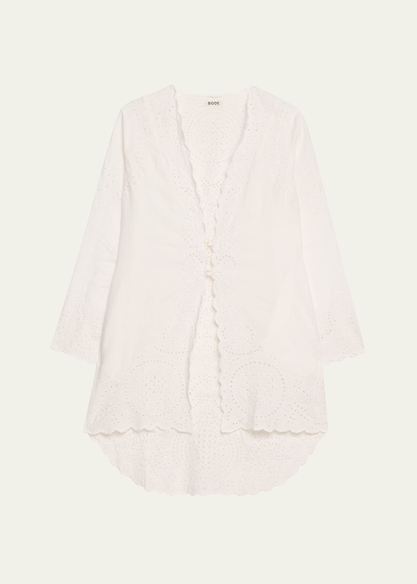 Belvoir Broderie Anglaise Lace Top - 1