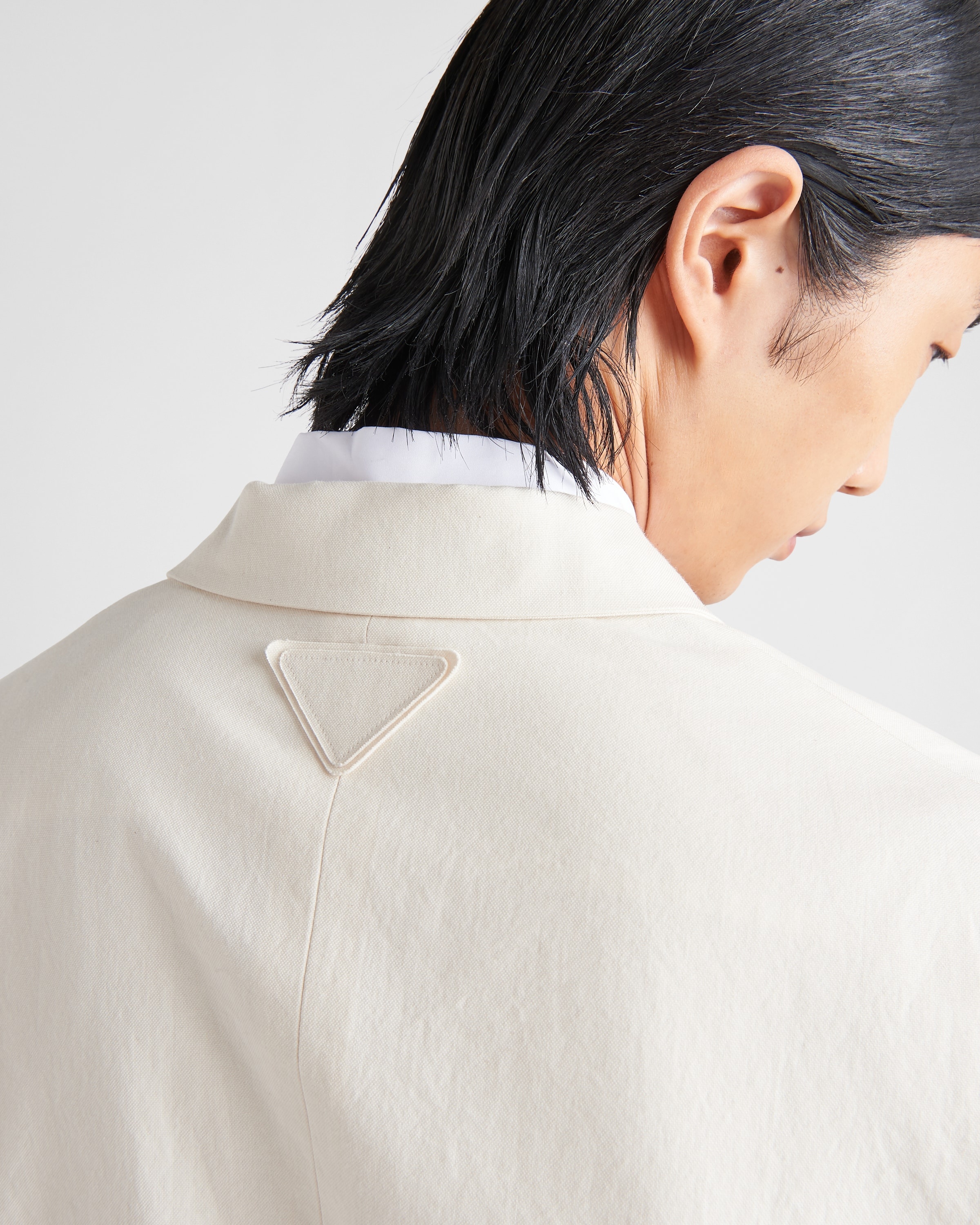 Double-breasted cotton jacket - 4