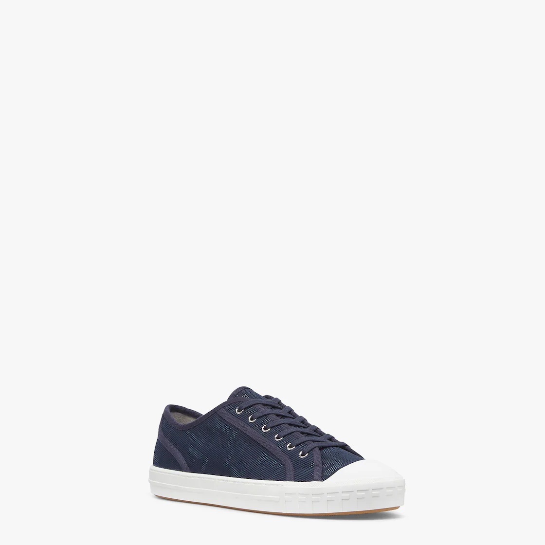 Gray fabric low-tops - 2