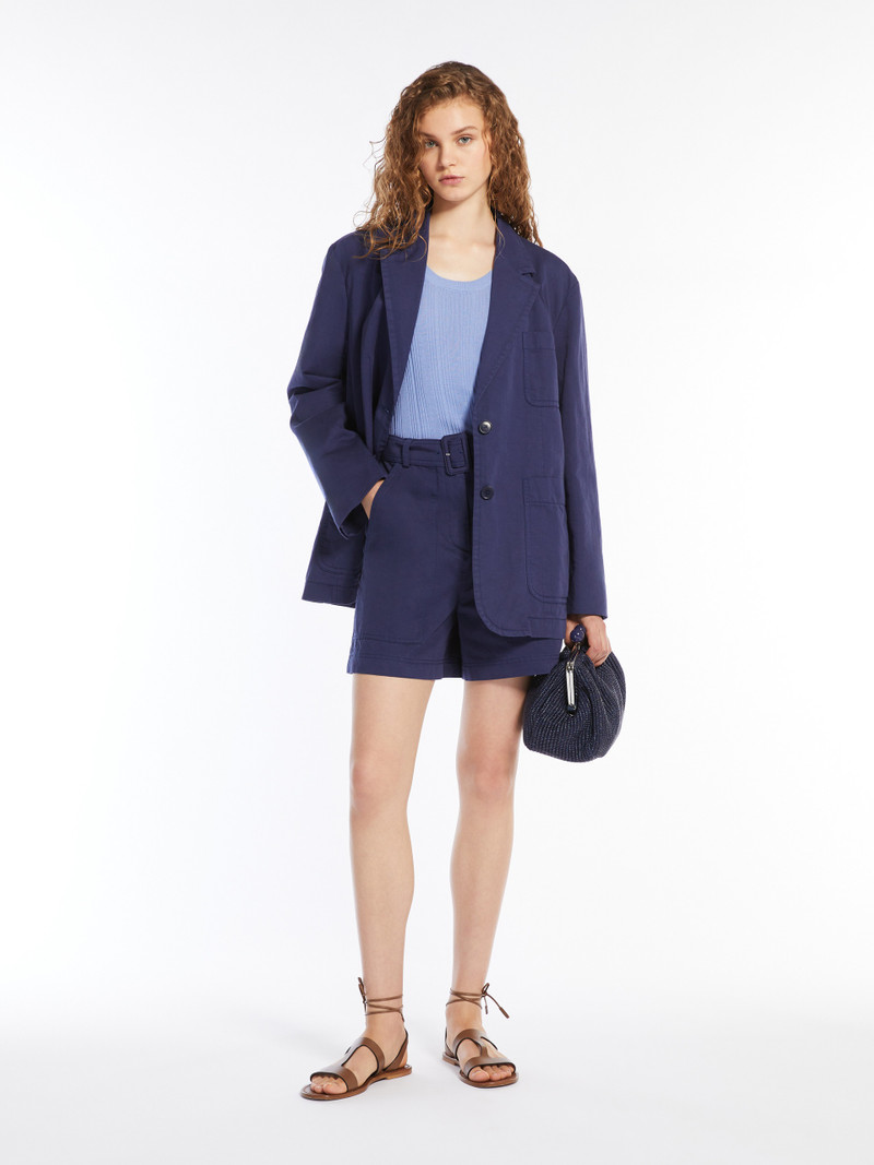 WEEKEND Max Mara WELLS Cotton and linen jacket outlook