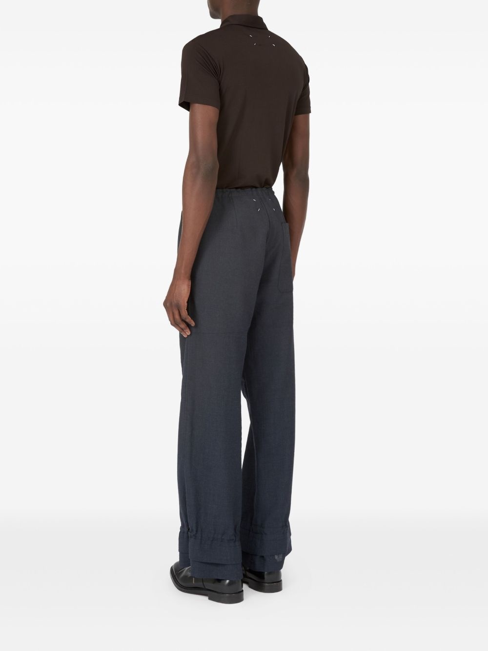 drawstring-ankle trousers - 6