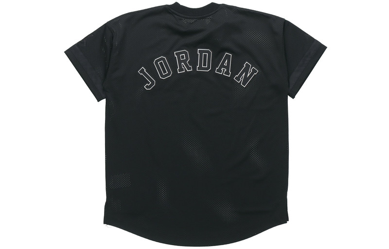Jordan Men's Air Jordan Sports Basketball Black Jersey AO2827-010 outlook