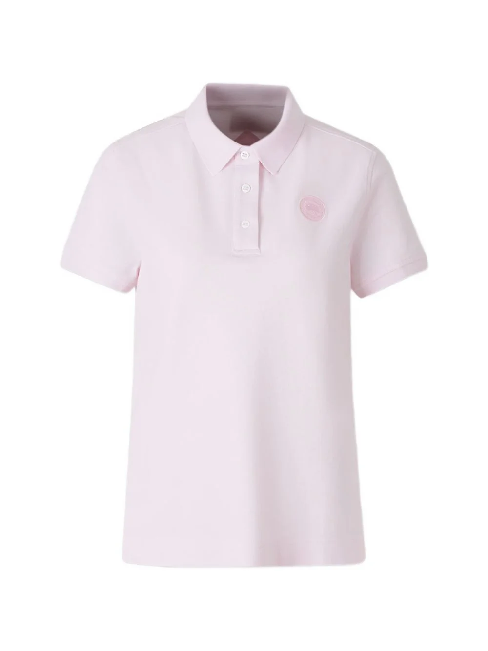 Almira logo-patch polo shirt - 1