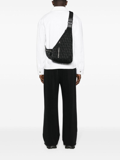 Valentino Toile Iconographe-jacquard sling backpack outlook