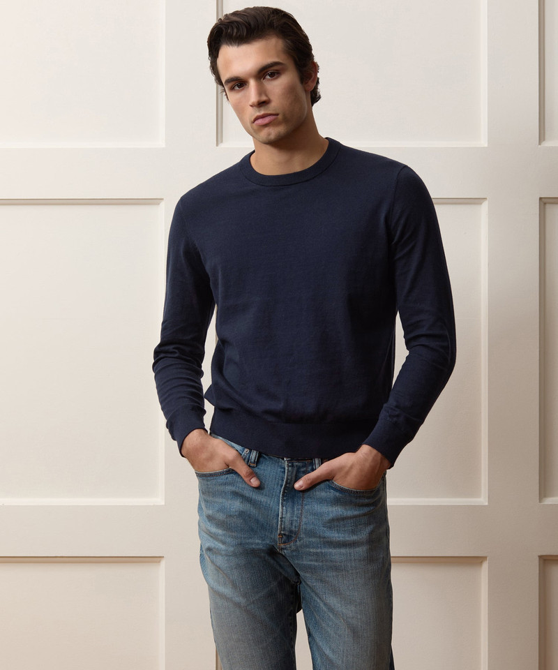 TODD SNYDER Cotton-Cashmere Crewneck Sweater outlook