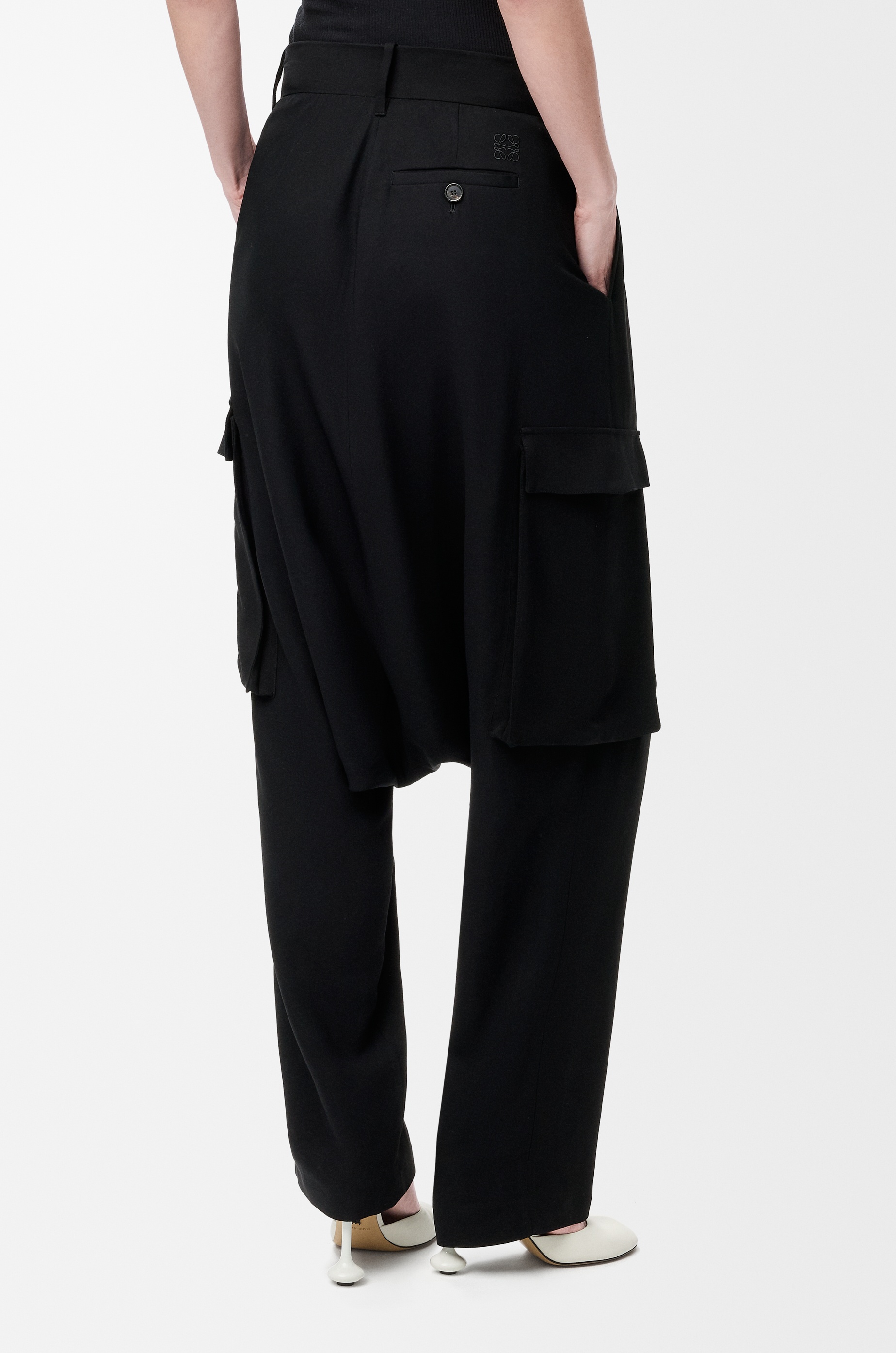 Trousers in stretch viscose - 4