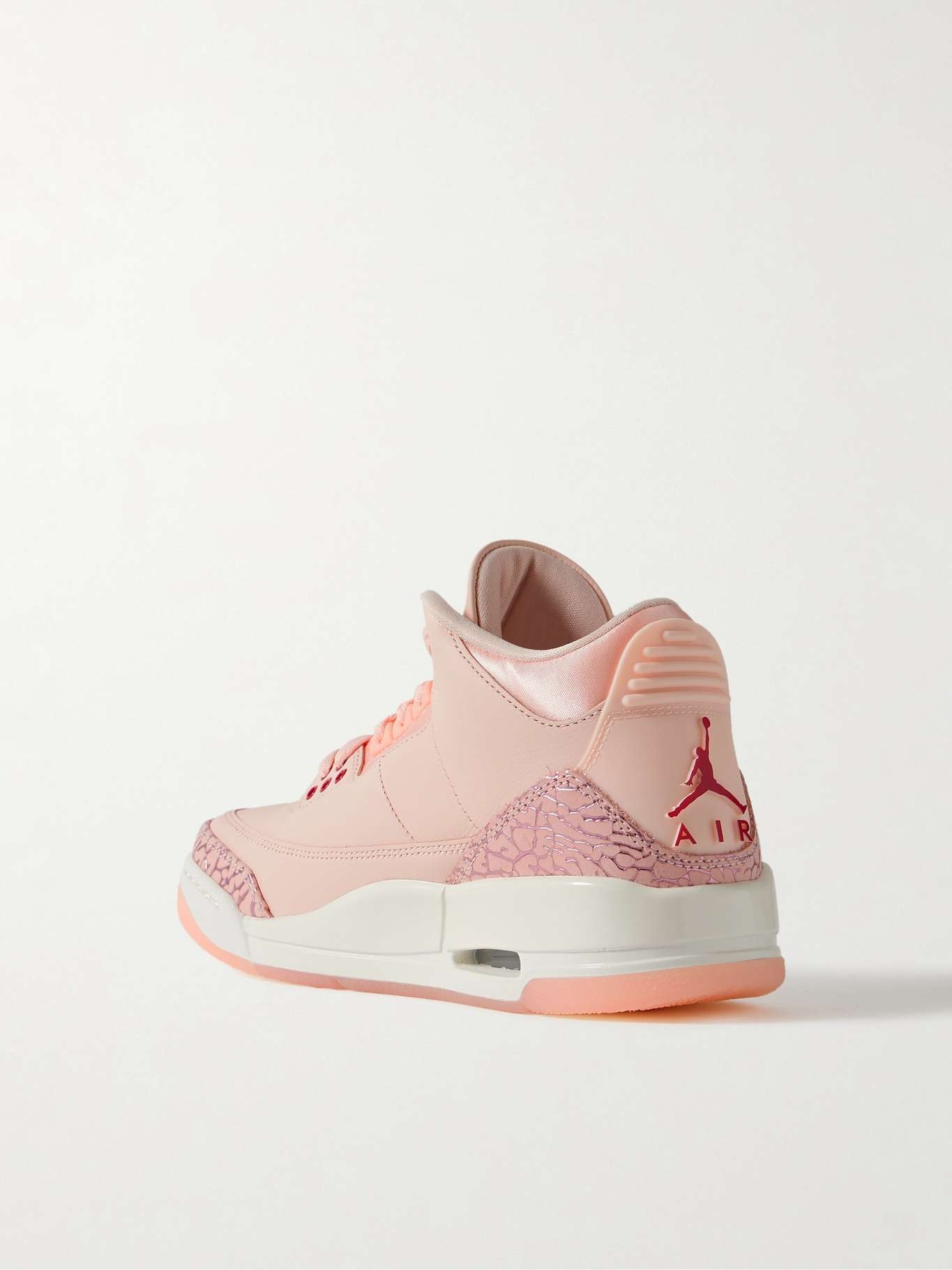 Air Jordan 3 Retro leather high-top sneakers Baby pink - 3