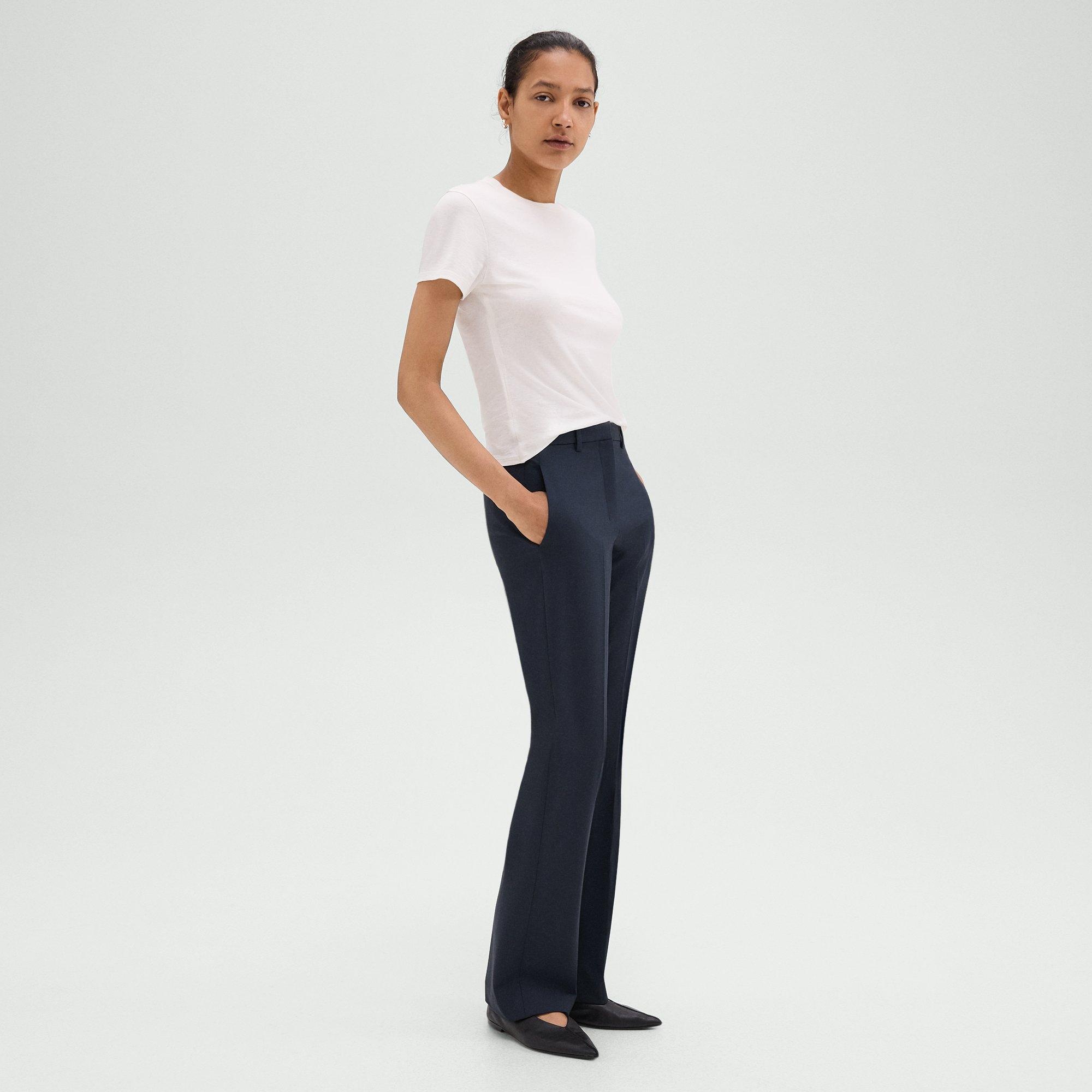 Flared Pant in Good Wool - 2