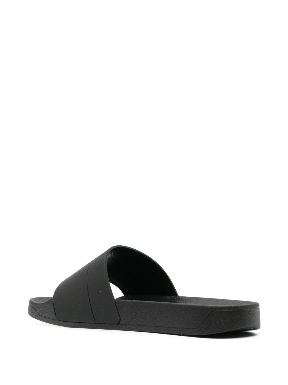 embossed-logo open-toe slides - 3