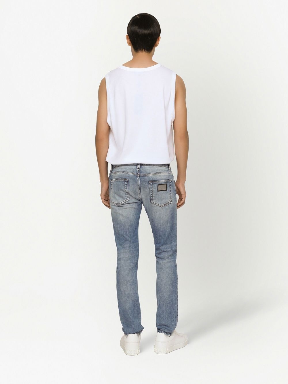 mid-rise slim-fit jeans - 4