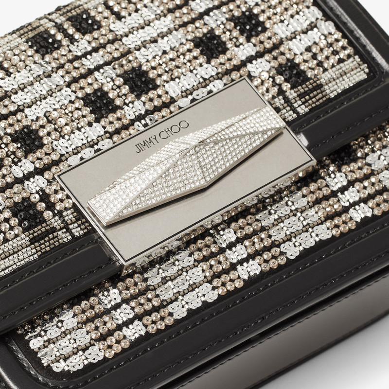 Diamond Crossbody
Black Satin Crossbody Bag with Beaded Tartan 3