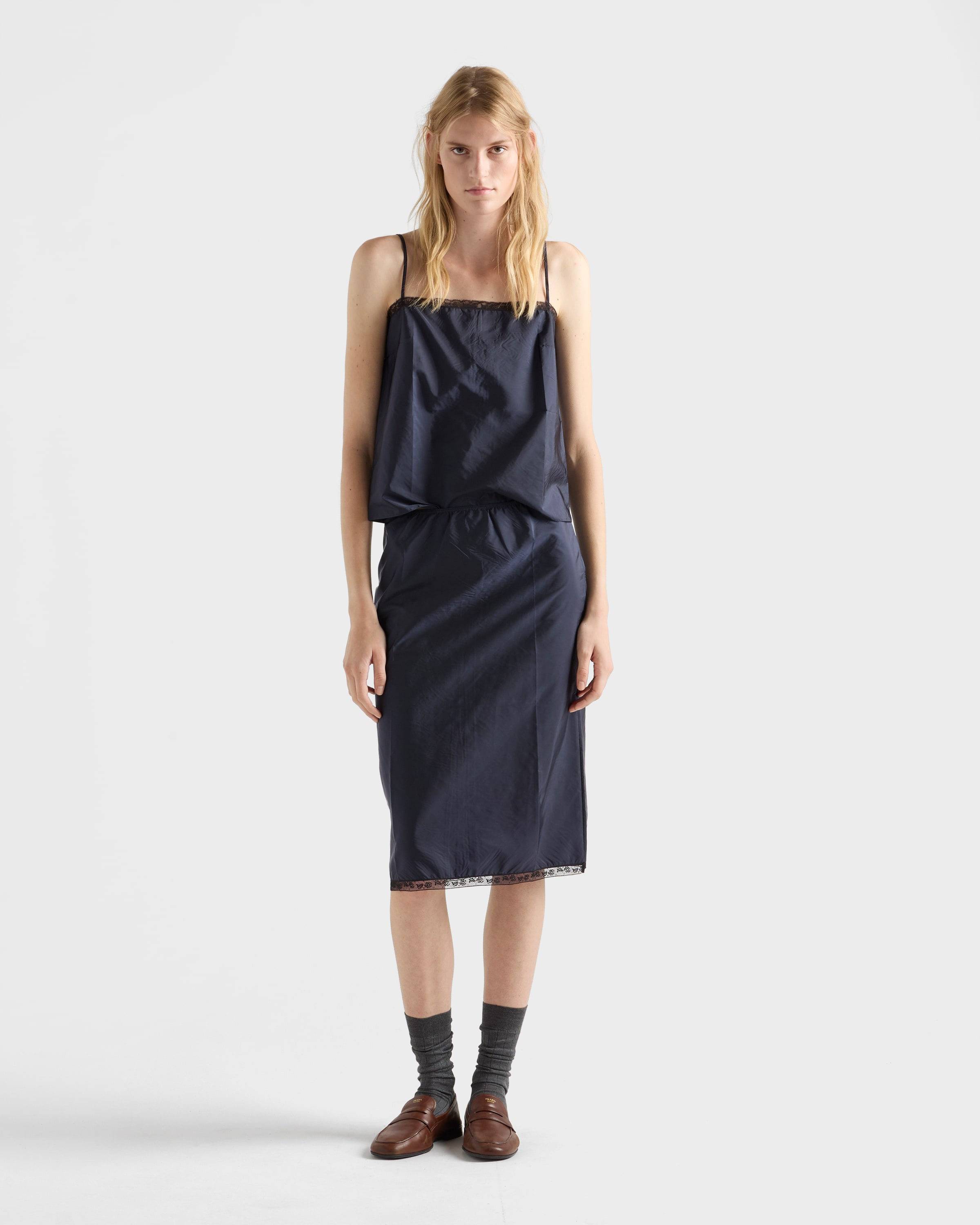 Light Re-Nylon pencil skirt - 2