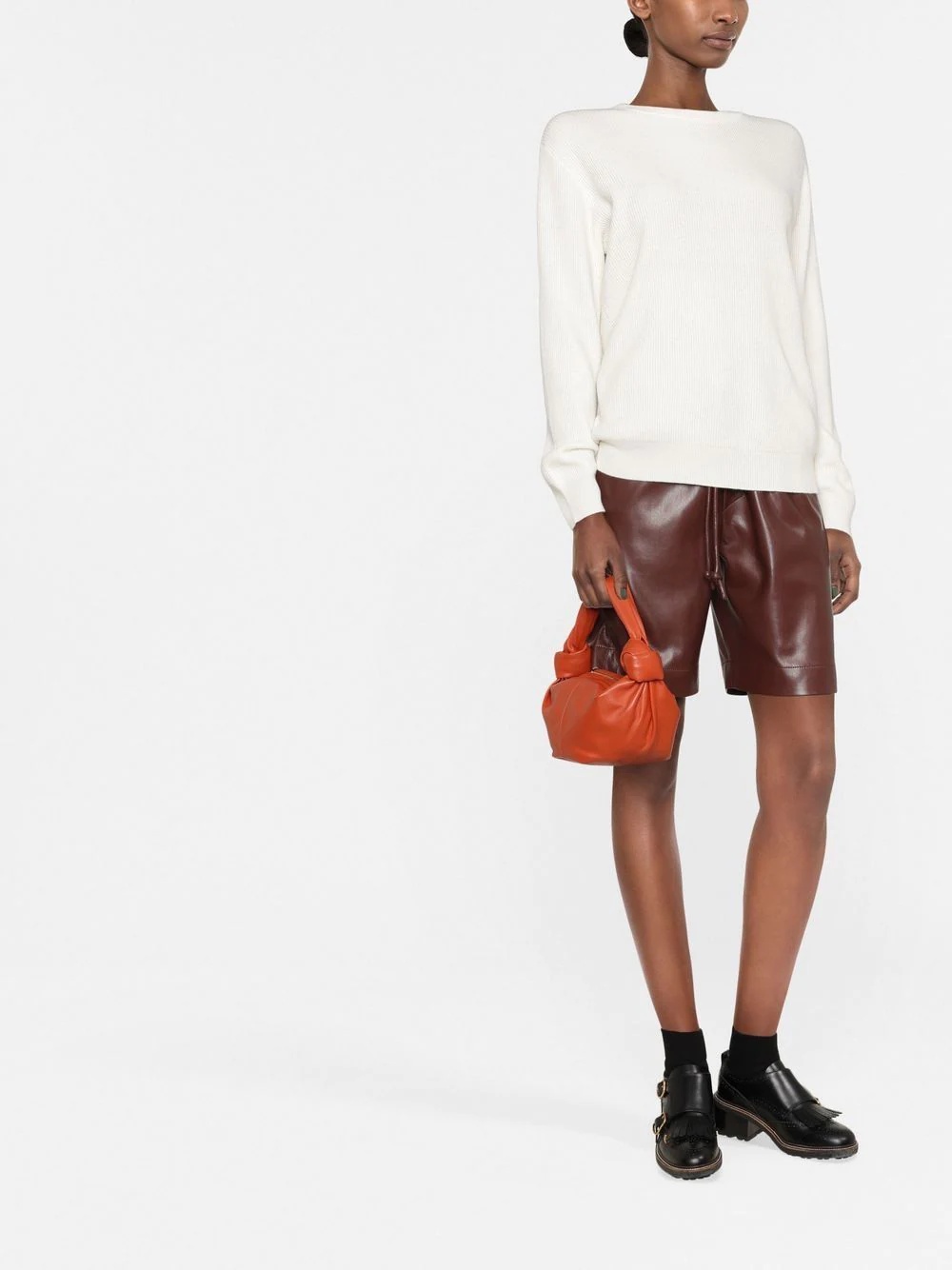boat neck jumper - 2