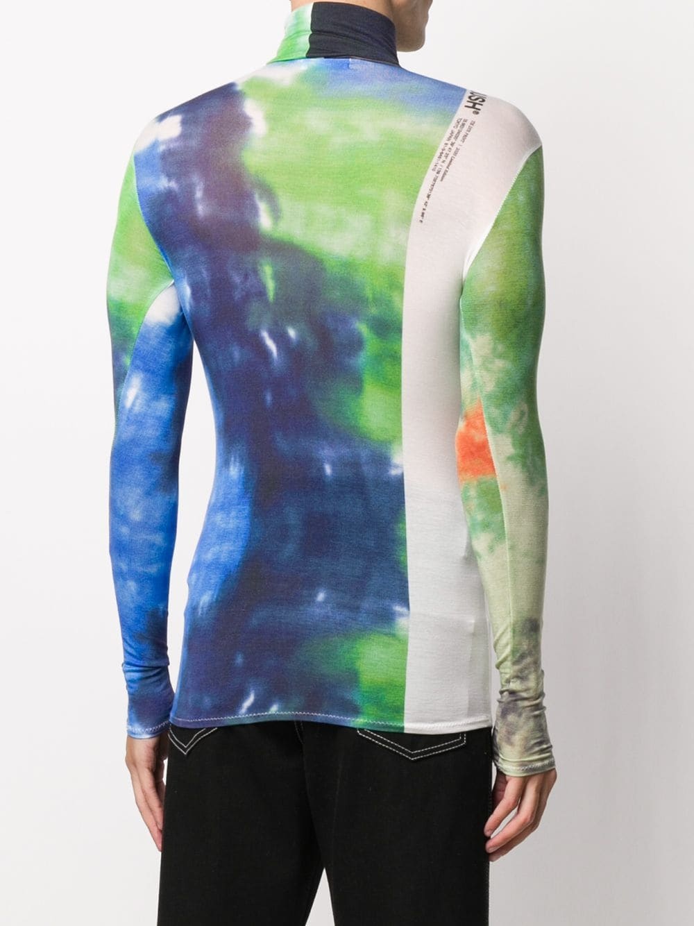 tie-dye long-sleeved top - 4