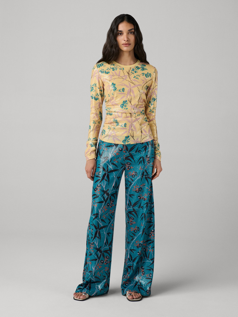 DIANE VON FURSTENBERG Marlene Sequin Top outlook