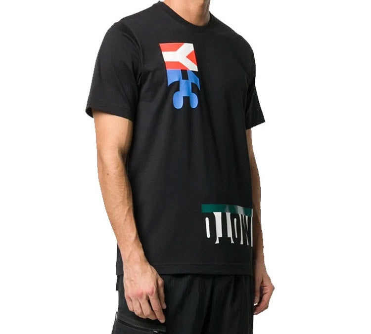 Y-3 Unisex Multi Block Graphic Printing Tee Black FN5727 - 5