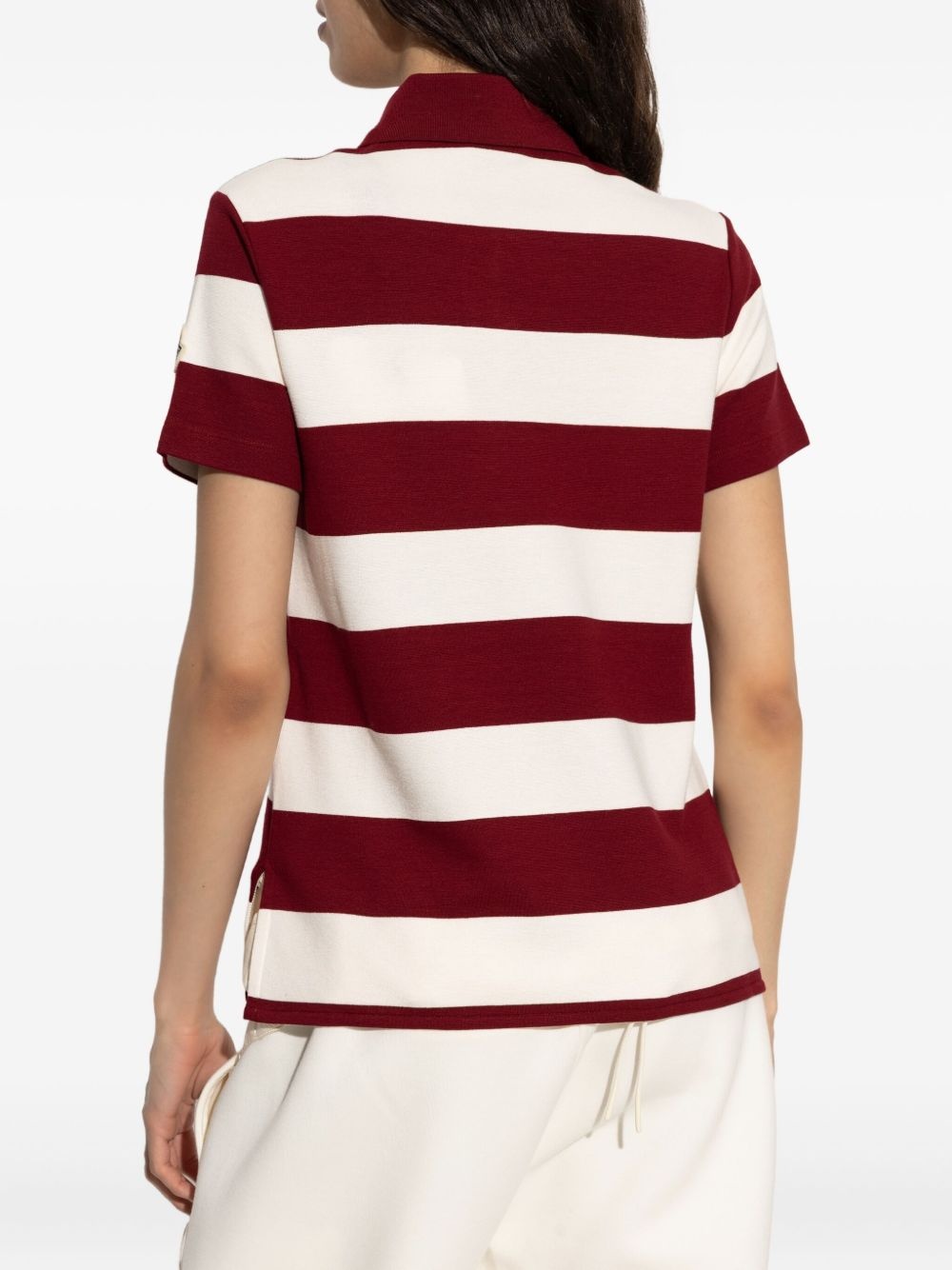 striped polo shirt - 4