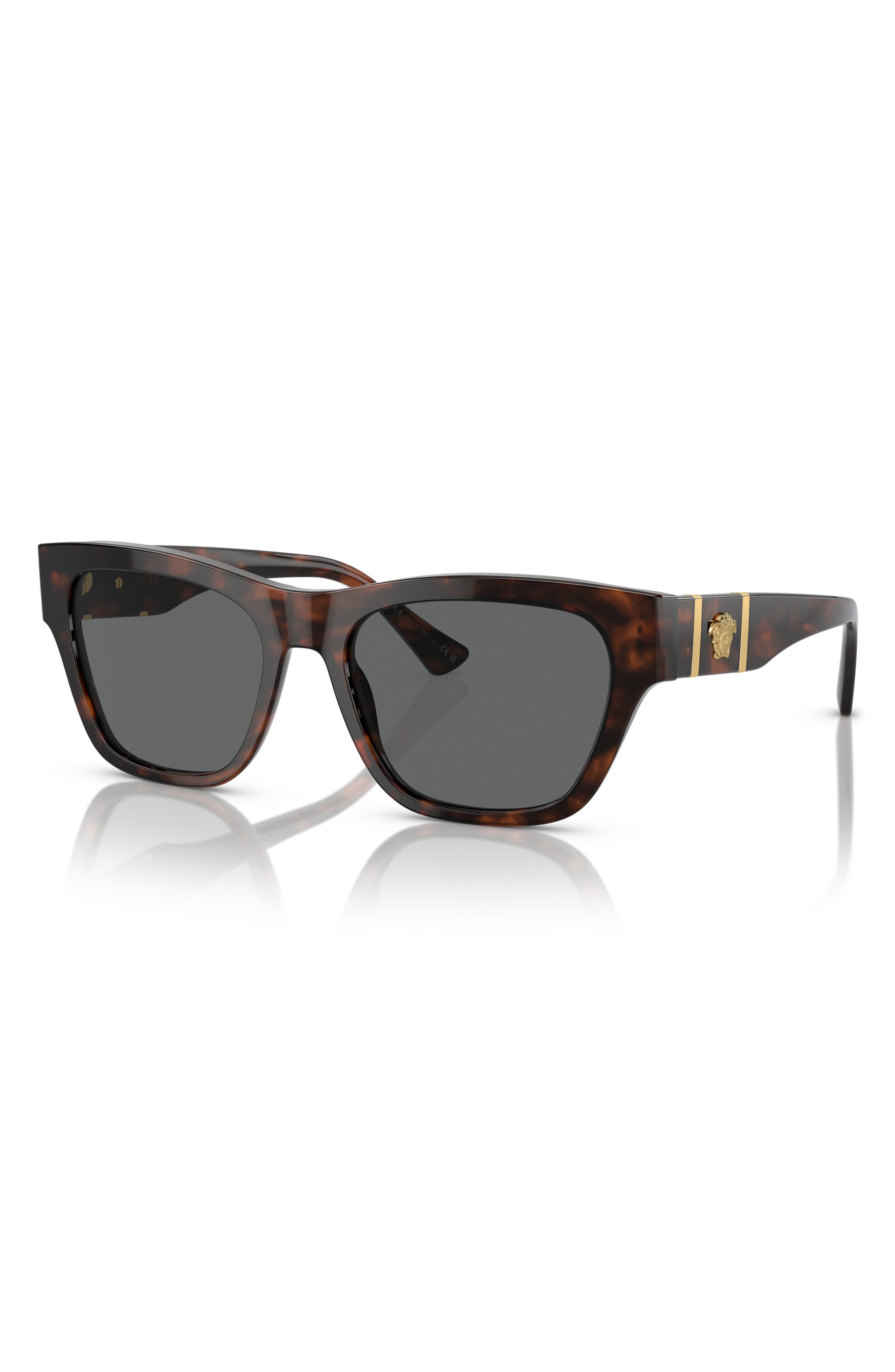 Versace 55mm Square Sunglasses in Dark Grey at Nordstrom - 2